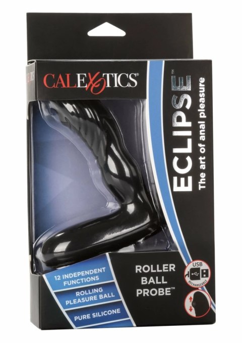 CalExotics Eclipse Roller Ball Probe silikonowy masażer z ruchomą kulką