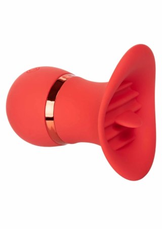 CalExotics French Kiss Charmer mini masażer silikonowy 12 trybow USB