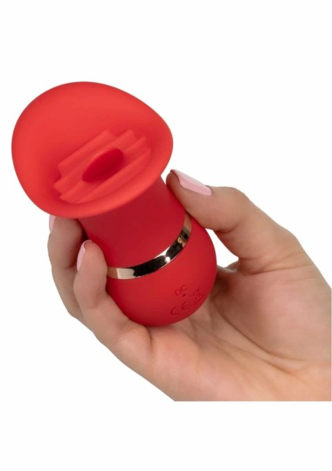 CalExotics French Kiss Charmer mini masażer silikonowy 12 trybow USB