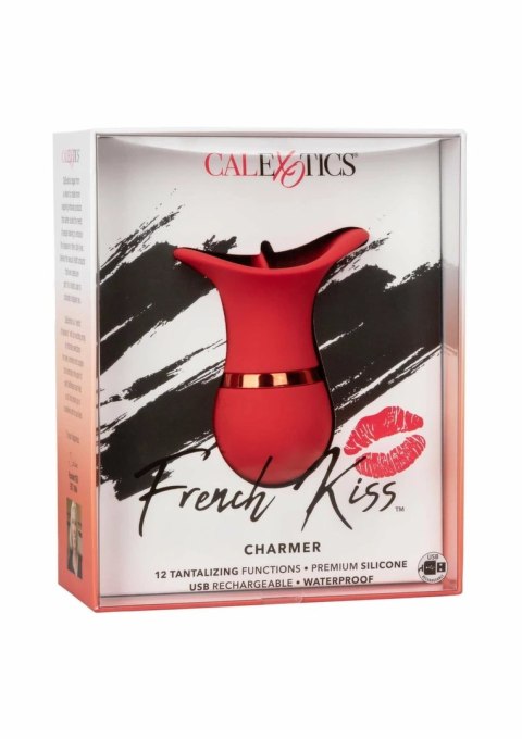 CalExotics French Kiss Charmer mini masażer silikonowy 12 trybow USB