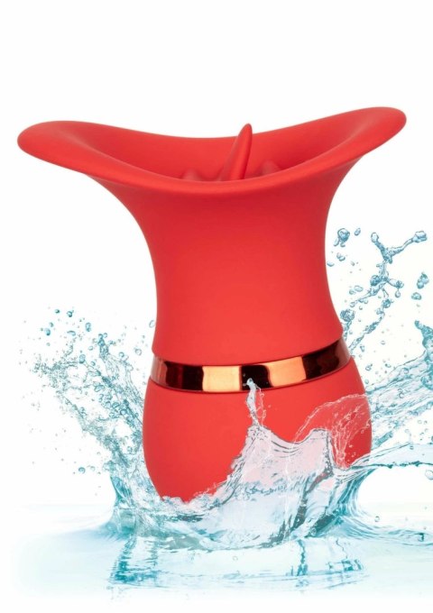 CalExotics French Kiss Charmer mini masażer silikonowy 12 trybow USB