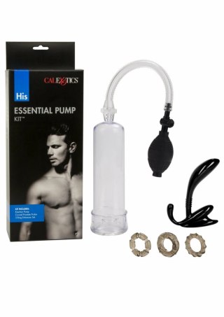 CalExotics His Essential Pump Kit - zestaw do treningu intymnego 4w1