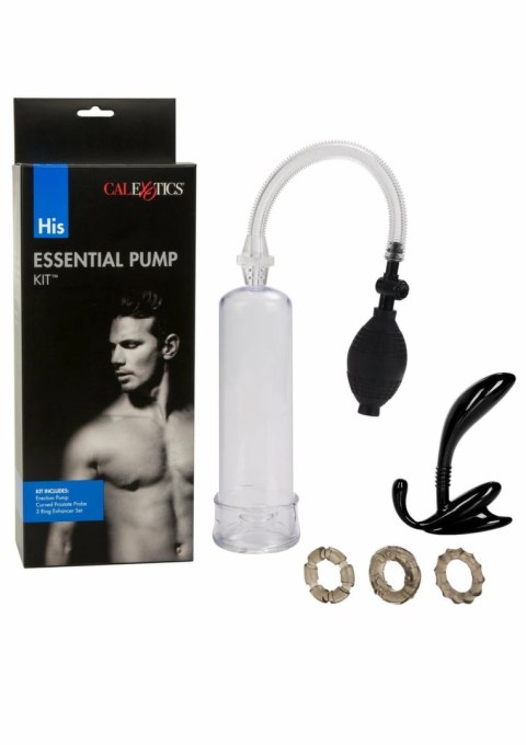 CalExotics His Essential Pump Kit - zestaw do treningu intymnego 4w1
