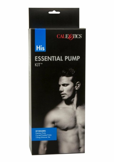 CalExotics His Essential Pump Kit - zestaw do treningu intymnego 4w1