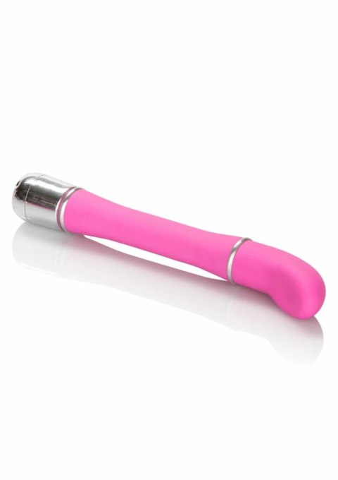 CalExotics Lulu Satin Scoop - kompaktowy masażer z zakrzywioną końcowką, 5 cali