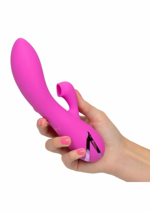 CalExotics Malibu Minx silikonowy masażer z funkcją ssania, fioletowy