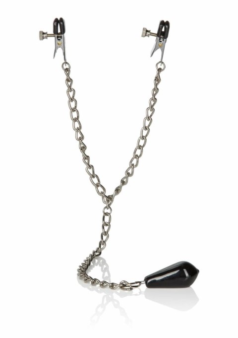 CalExotics Nipple Play Weighted - regulowane klamry z obciążeniem 4,5 oz