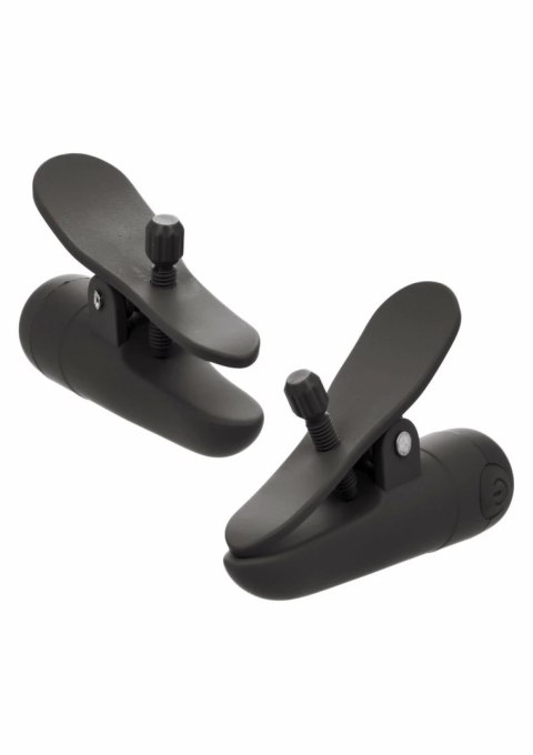 CalExotics Nipplettes - bezprzewodowe, regulowane klipsy wibrujące USB IPX7