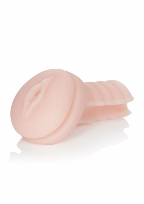 CalExotics Optimum Power Rechargeable Grip-N-Stroke - maszyna intymna z 2 wymiennymi wkładkami PureSkin