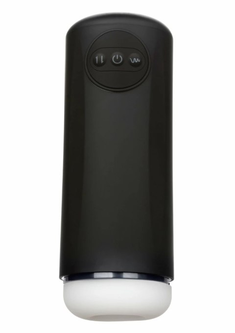 CalExotics Optimum Power Vibrating & Thrusting Stroker IPX7 USB