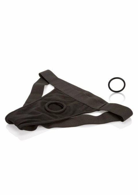 CalExotics Packer Gear Jock Strap - elastyczny pas intymny z kieszenią na wibrator XS/S