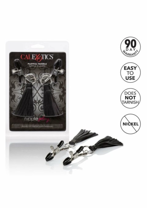 CalExotics Playful Tassels - klamry z ozdobnymi frędzlami, regulowane