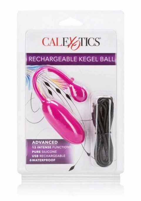 CalExotics Rechargable Kegel Ball Advanced - kulka treningowa, 12 trybow