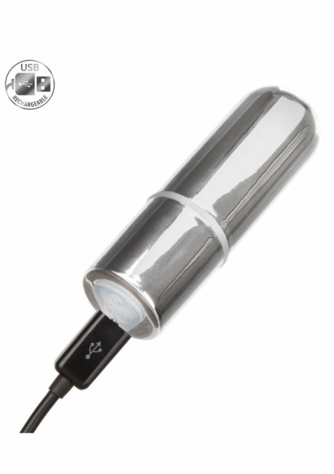 CalExotics Rechargeable Mini Bullet - kompaktowy wibrator 3-stopniowy USB
