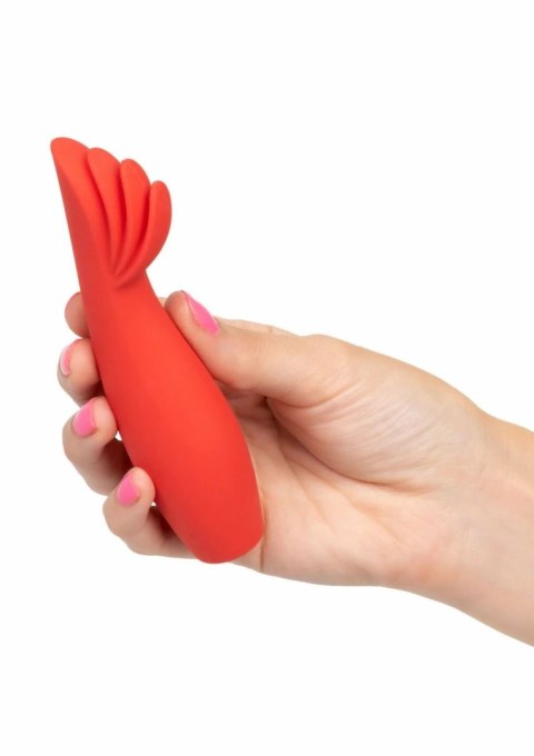 CalExotics Red Hot Blaze - kompaktowy stymulator silikonowy, 10 trybow