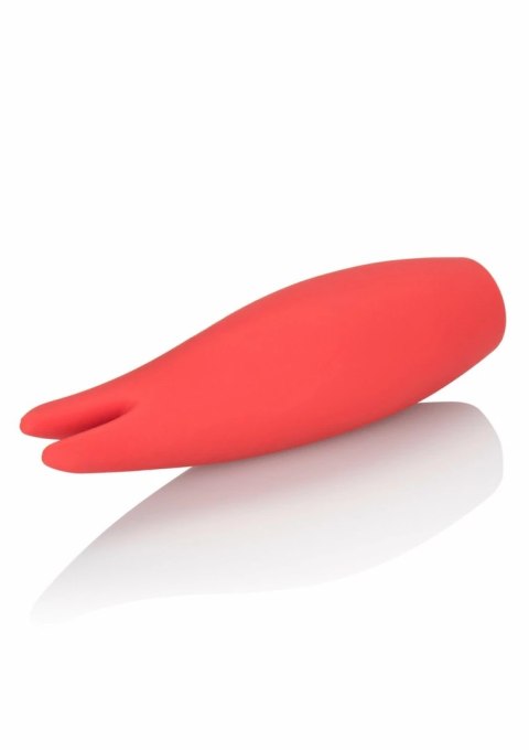 CalExotics Red Hot Flare - kompaktowy masażer silikonowy, 10 trybow
