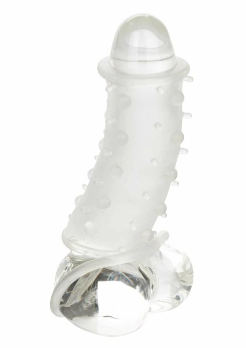 CalExotics Sensation Enhancer - elastyczny rękaw intymny z koralikami, TPE, open-end