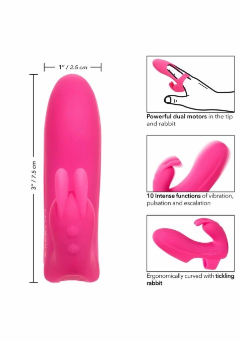 CalExotics Silicone Marvelous Pleaser mini masażer palcowy 10 trybow