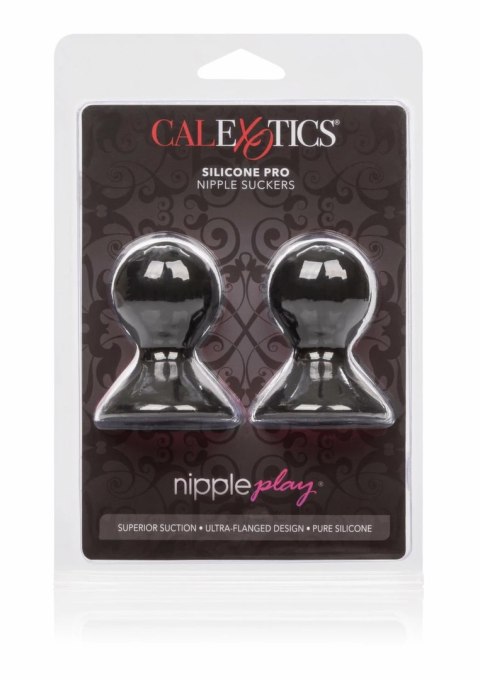CalExotics Silicone Pro - silikonowe nakładki prożniowe na sutki, 2 szt.