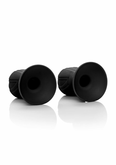 CalExotics Silicone Pro - silikonowe nakładki prożniowe na sutki, 2 szt.