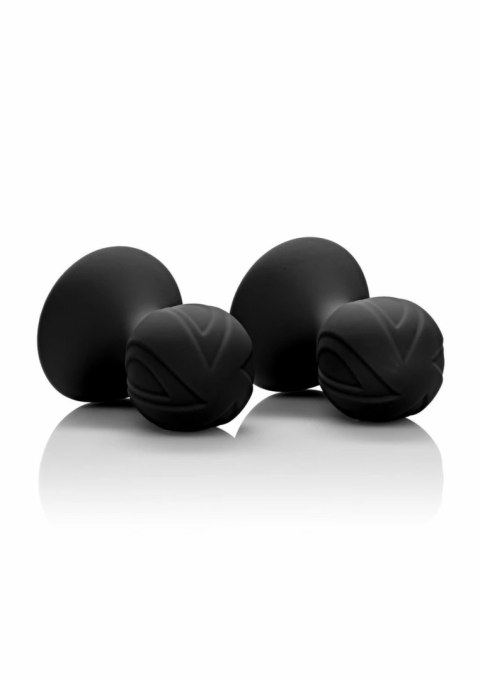 CalExotics Silicone Pro - silikonowe nakładki prożniowe na sutki, 2 szt.