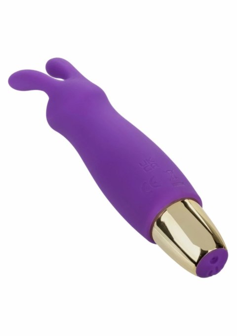 CalExotics Slay Buzz Me mini masażer z uszkami silikonowy fioletowy