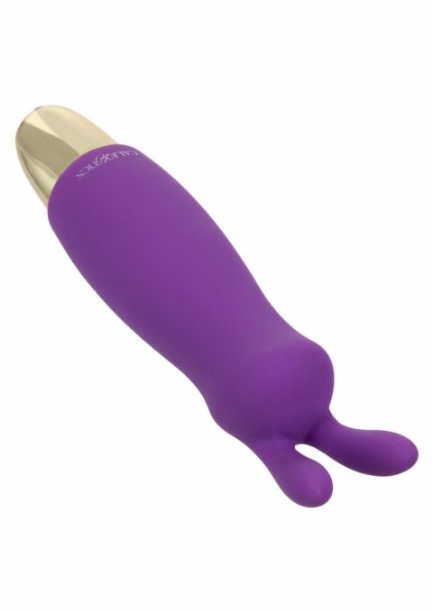 CalExotics Slay Buzz Me mini masażer z uszkami silikonowy fioletowy