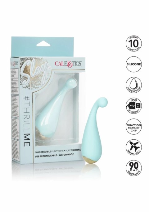 CalExotics Slay Thrill Me mini masażer wodoodporny 10 trybow USB