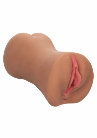 CalExotics Stroke It Dual Entry - podwojny rękaw intymny Pure Skin 2kg
