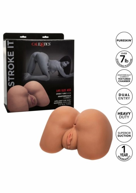 CalExotics Stroke It Life Size Ass anatomiczny model 7 funtow