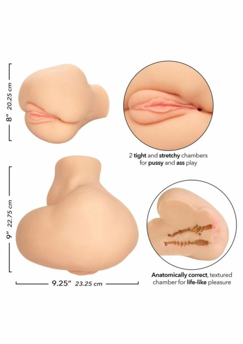 CalExotics Stroke It Side Banger - anatomiczny model intymny 8 lbs 3,7 kg
