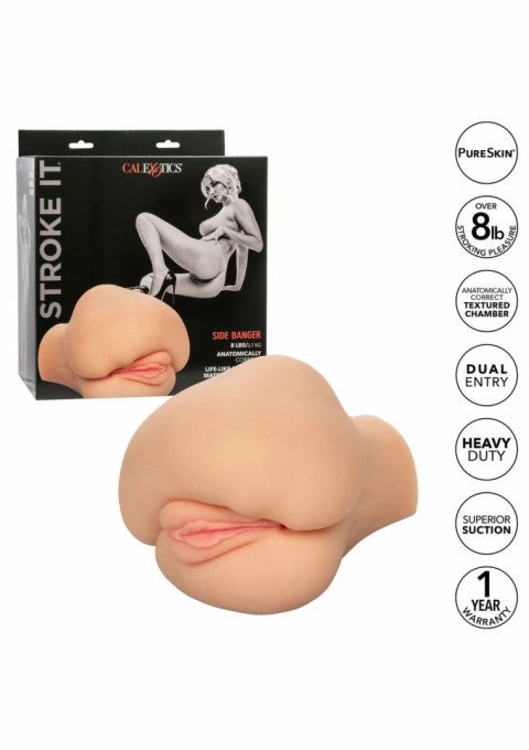 CalExotics Stroke It Side Banger - anatomiczny model intymny 8 lbs 3,7 kg