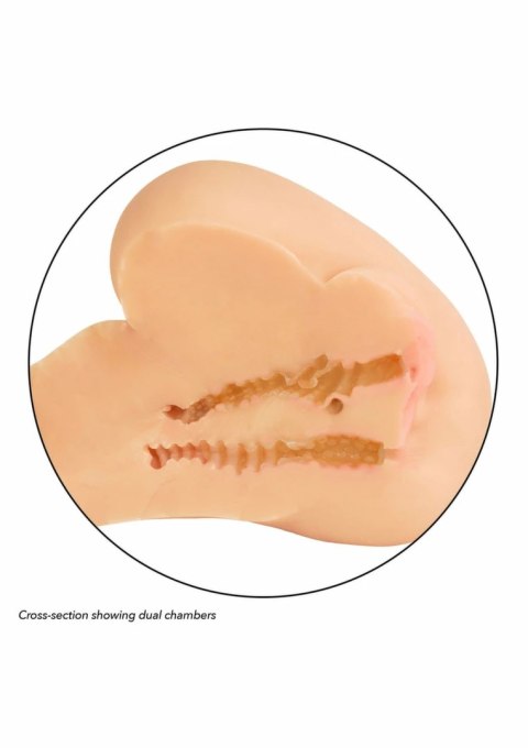 CalExotics Stroke It Side Banger - anatomiczny model intymny 8 lbs 3,7 kg