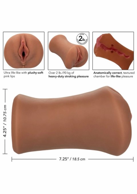 CalExotics Stroke It Wet Ass Pussy anatomiczna maszyna intymna 2kg PureSkin