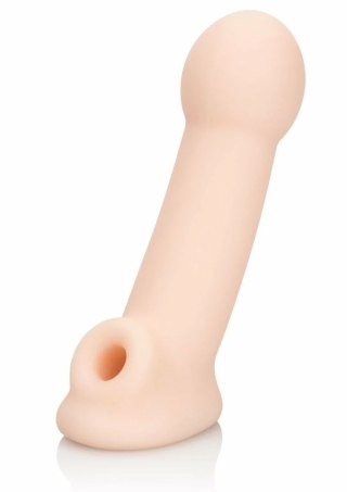 CalExotics Ultimate Extender PureSkin - elastyczny rękaw intymny z paskiem, 20 cm
