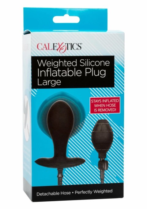 CalExotics Weighted Inflatable Plug Large silikonowy z obciążeniem XL