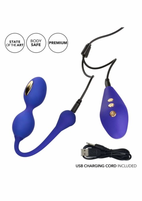 CalExotics eStim Dual Kegel Exerciser - system do ćwiczeń mięśni dna miednicy z pilotem
