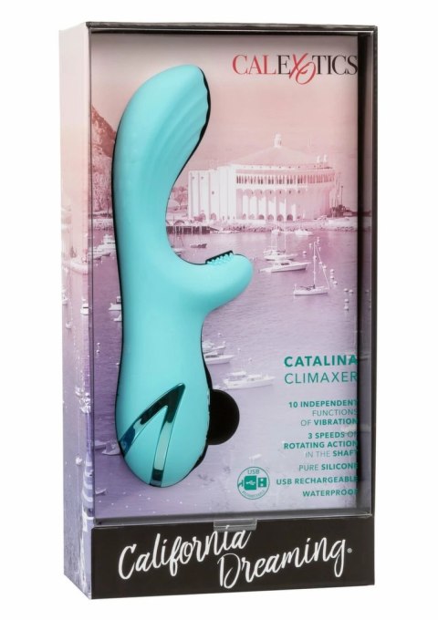 California Dreaming Catalina Climaxer silikonowy masażer dwufunkcyjny USB
