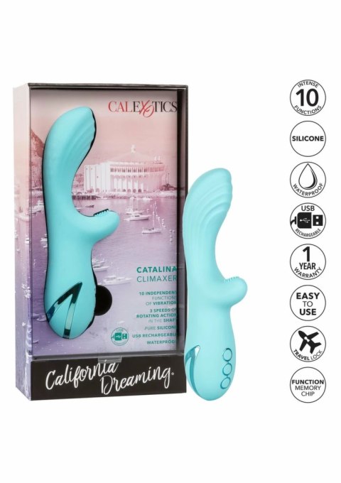 California Dreaming Catalina Climaxer silikonowy masażer dwufunkcyjny USB