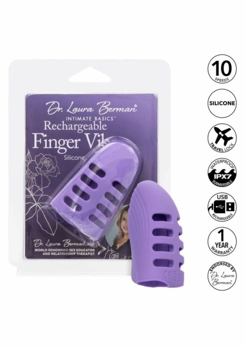 Dr. Laura Berman Rechargeable Finger Vibe - kompaktowy masażer palcowy USB
