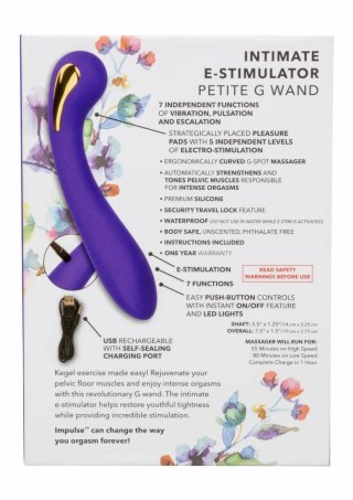 EStim Petite G Wand - masażer punktowy z funkcją elektro-stymulacji, fioletowy