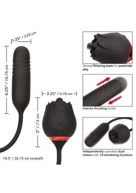 French Kiss Elite Romeo silikonowy model z podwojnym systemem wibracji IPX7