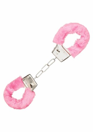 Playful Furry Cuffs kajdanki z miękkim futerkiem, regulowane, czarne