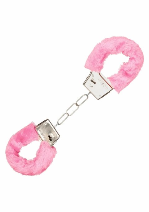 Playful Furry Cuffs kajdanki z miękkim futerkiem, regulowane, czarne