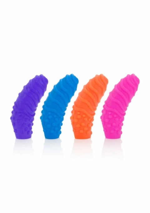 Posh Silicone Finger Swirls - kolorowe nakładki silikonowe na palce