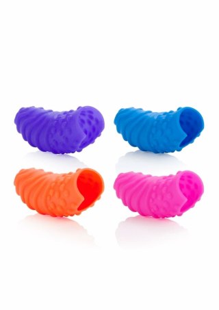 Posh Silicone Finger Swirls - kolorowe nakładki silikonowe na palce