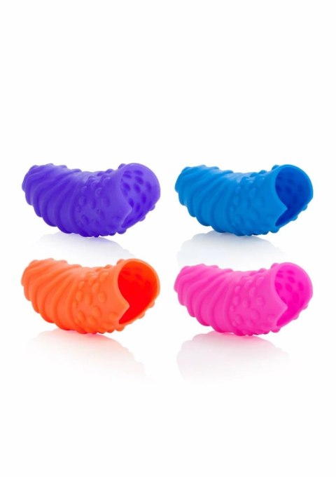 Posh Silicone Finger Swirls - kolorowe nakładki silikonowe na palce