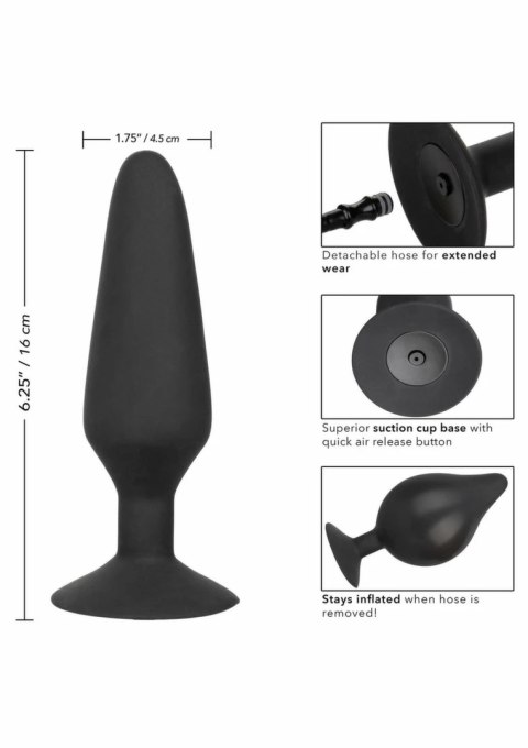 COLT Pumper Plug XXXL silikonowy model z pompką i przyssawką czarny