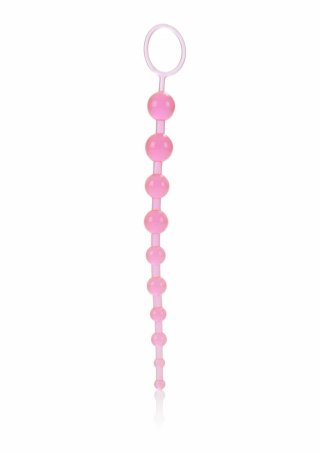 CalExotics - X-10 Beads elastyczny model z 10 stopniowanymi kulkami PVC