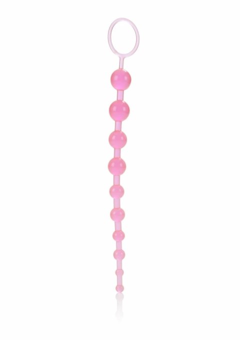 CalExotics - X-10 Beads elastyczny model z 10 stopniowanymi kulkami PVC
